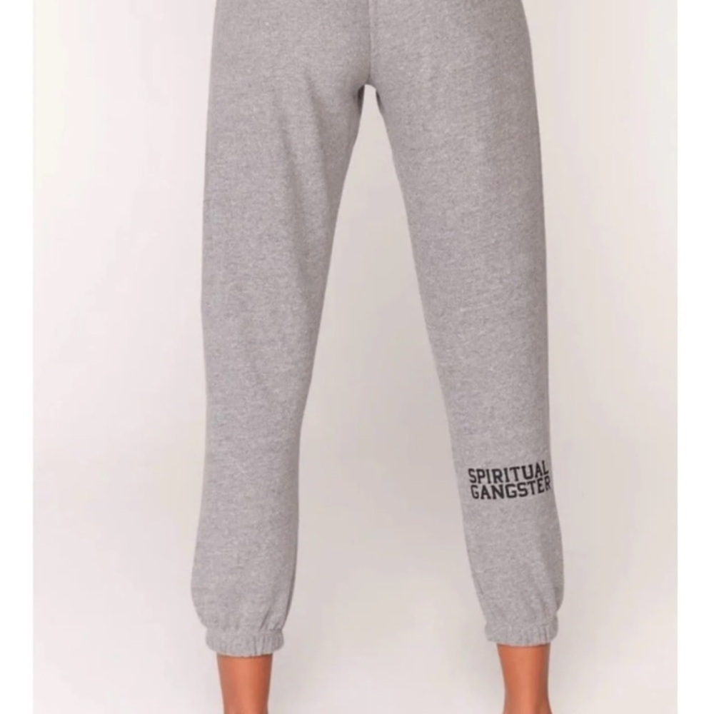 Spiritual Gangster Gray Sweatpants, XXS